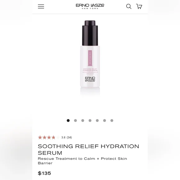 Erno Laszlo Soothing Relief Hydration Serum, 30mL / 1.0 fl. oz, NEW IN BOX